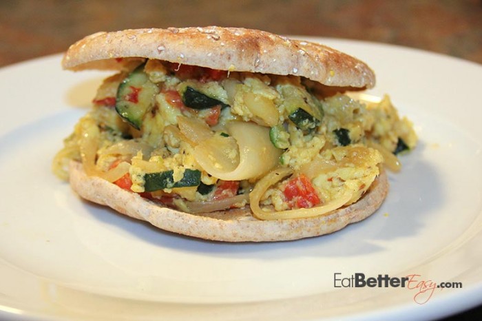 Zucchini and Eggs Sandwich